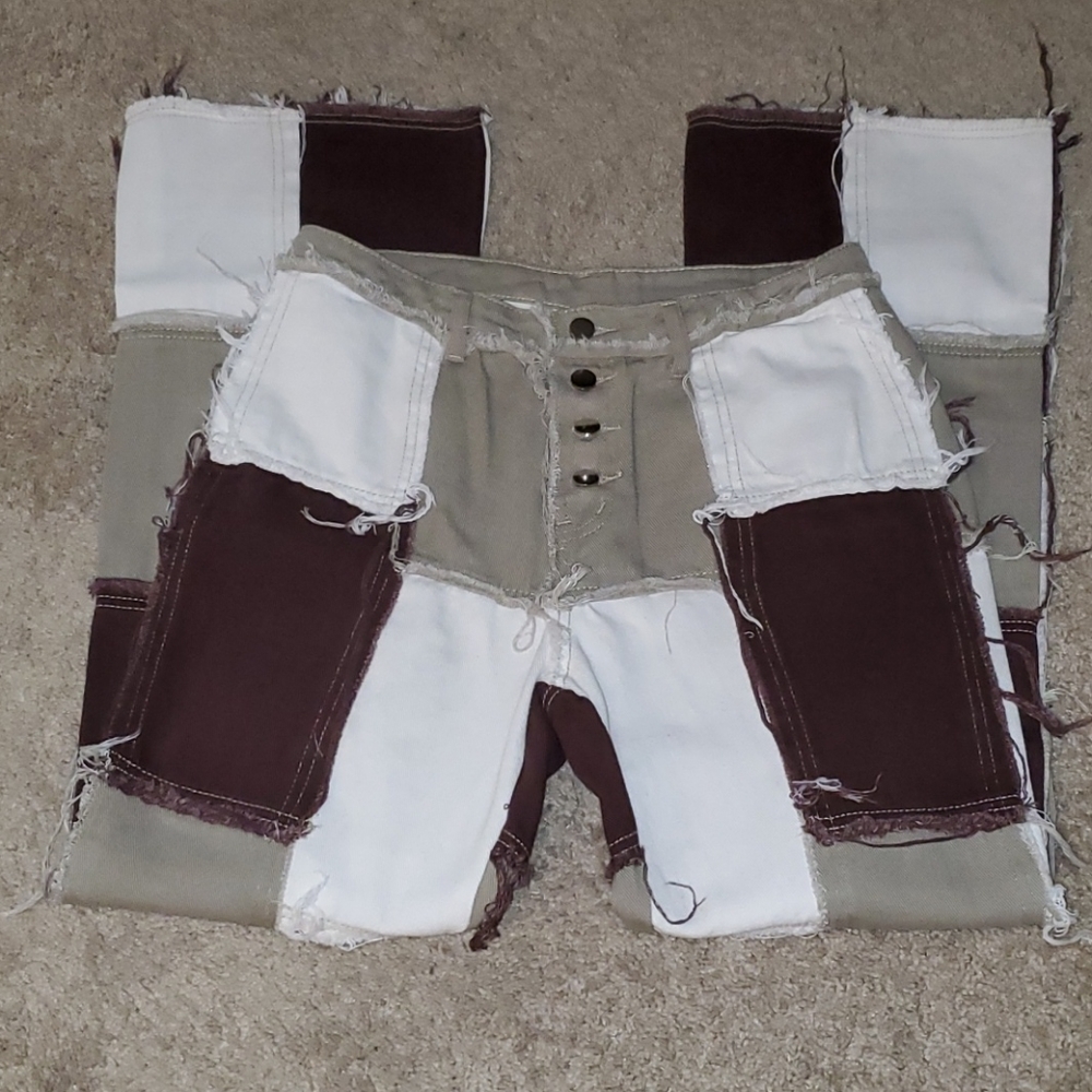 Patchwork Denim Jeans - Picture 7 of 7